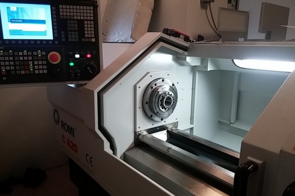 CIKLIČNA “TEACH-IN” STRUŽNICA ROMI C420 – SIEMENS 828D